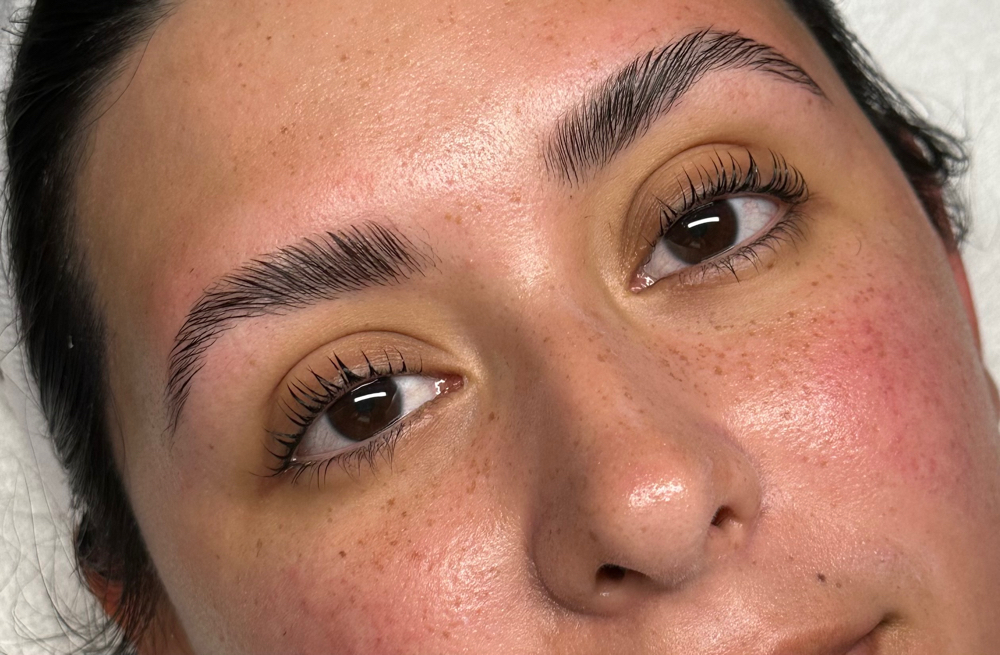 Brow Lamination with Brow Shaping