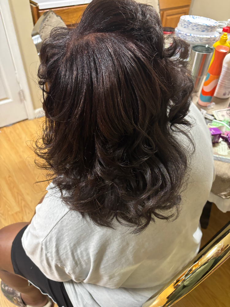 Virgin Relaxer + Treatment + Trim at L Stylez Beauty Bar Llc in Fredericksburg, VA
