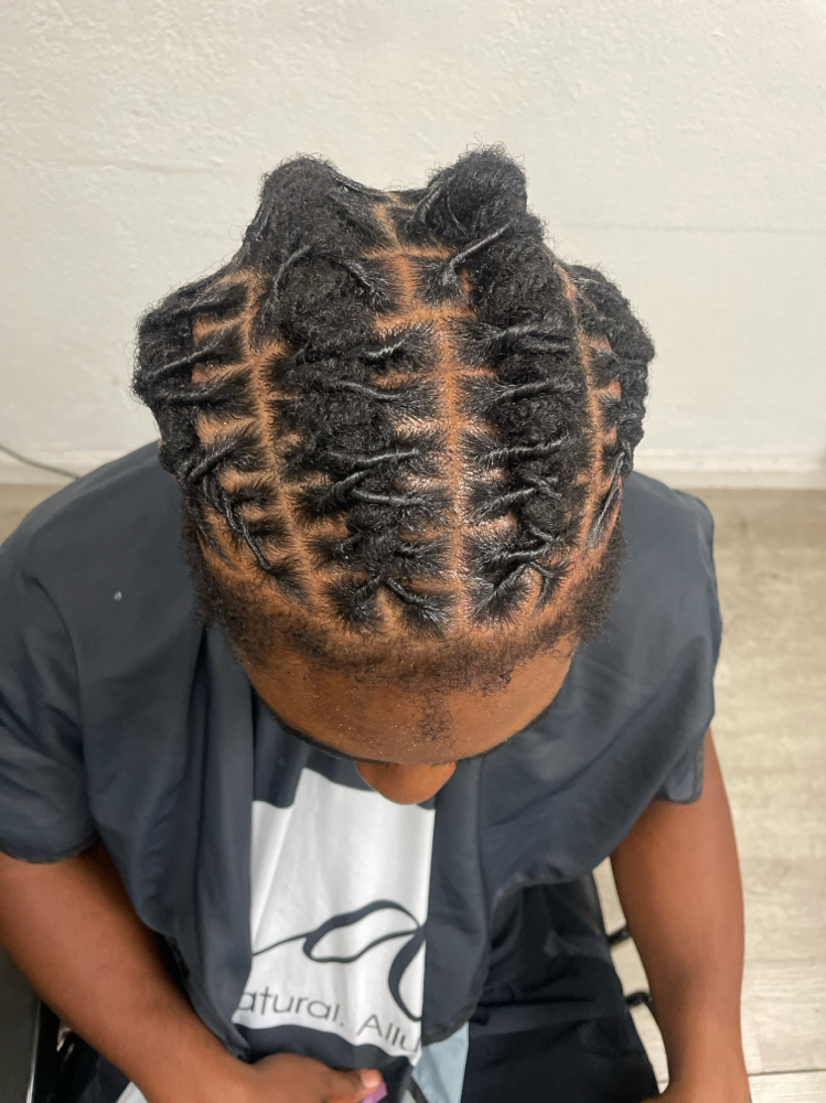 RETWIST & STYLE UP TO MID BACK at T.I.N.A. Beauty in Inglewood, CA