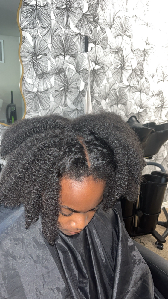 Detangling and Hydrating treatment at Golden Combs in Fountain, CO