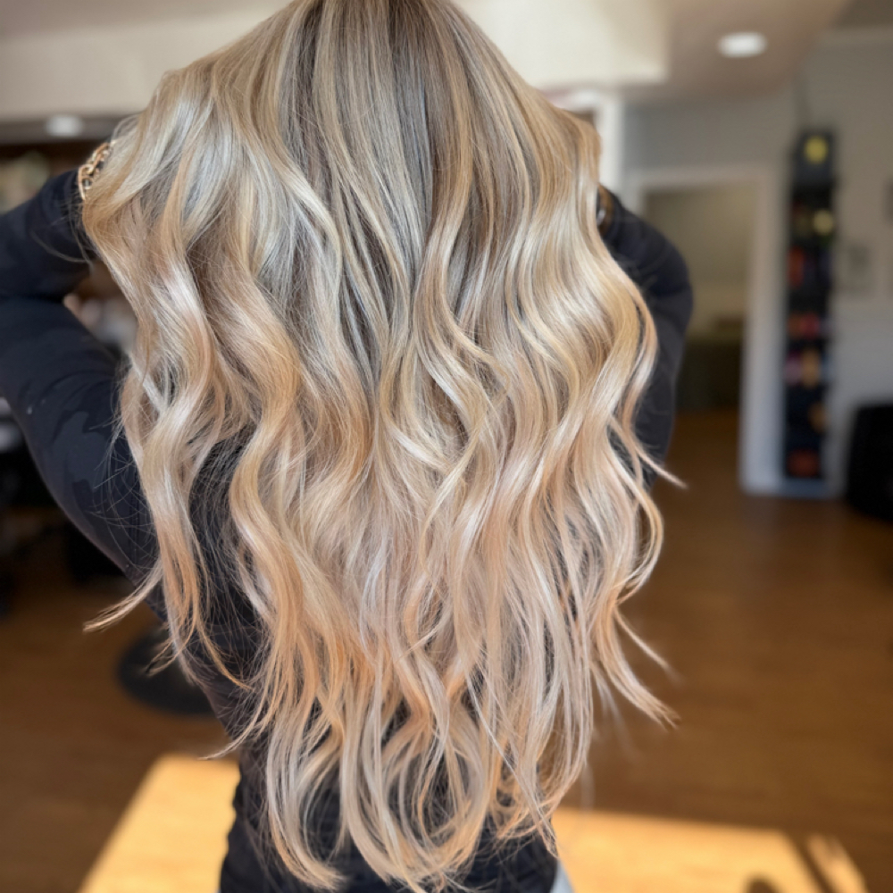 Partial Custom Blonding at Beige beauty lounge llc in Johnston, RI
