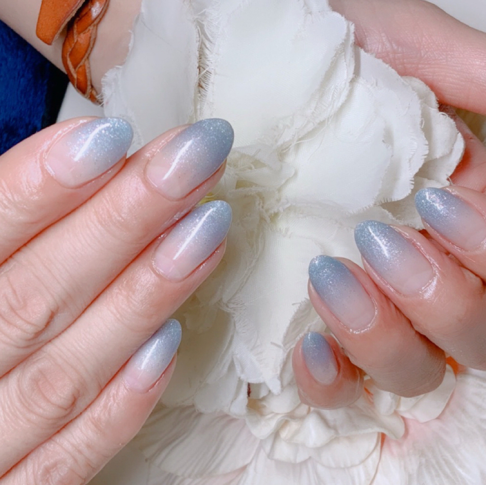 Ombre Gel  (Clear Base) at AGRACE BEAUTY & SPA in Birmingham, MI