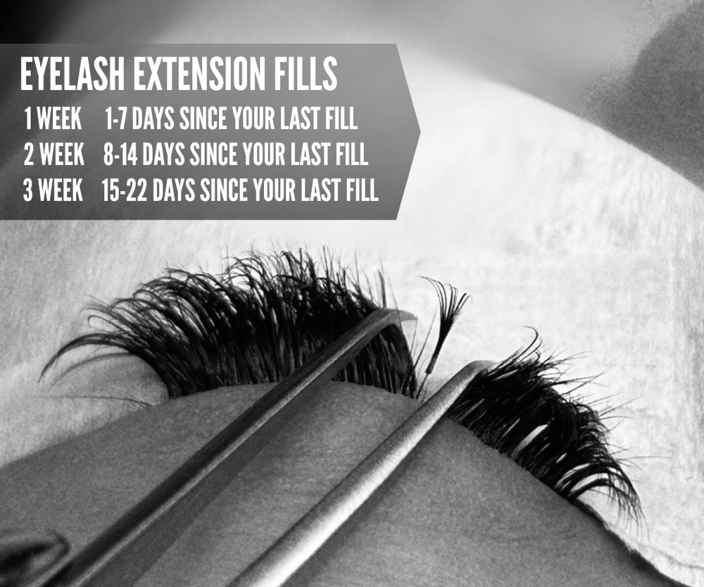 FILLS | EYELASH EXTENSIONS at THE LASHERY in Brick, NJ