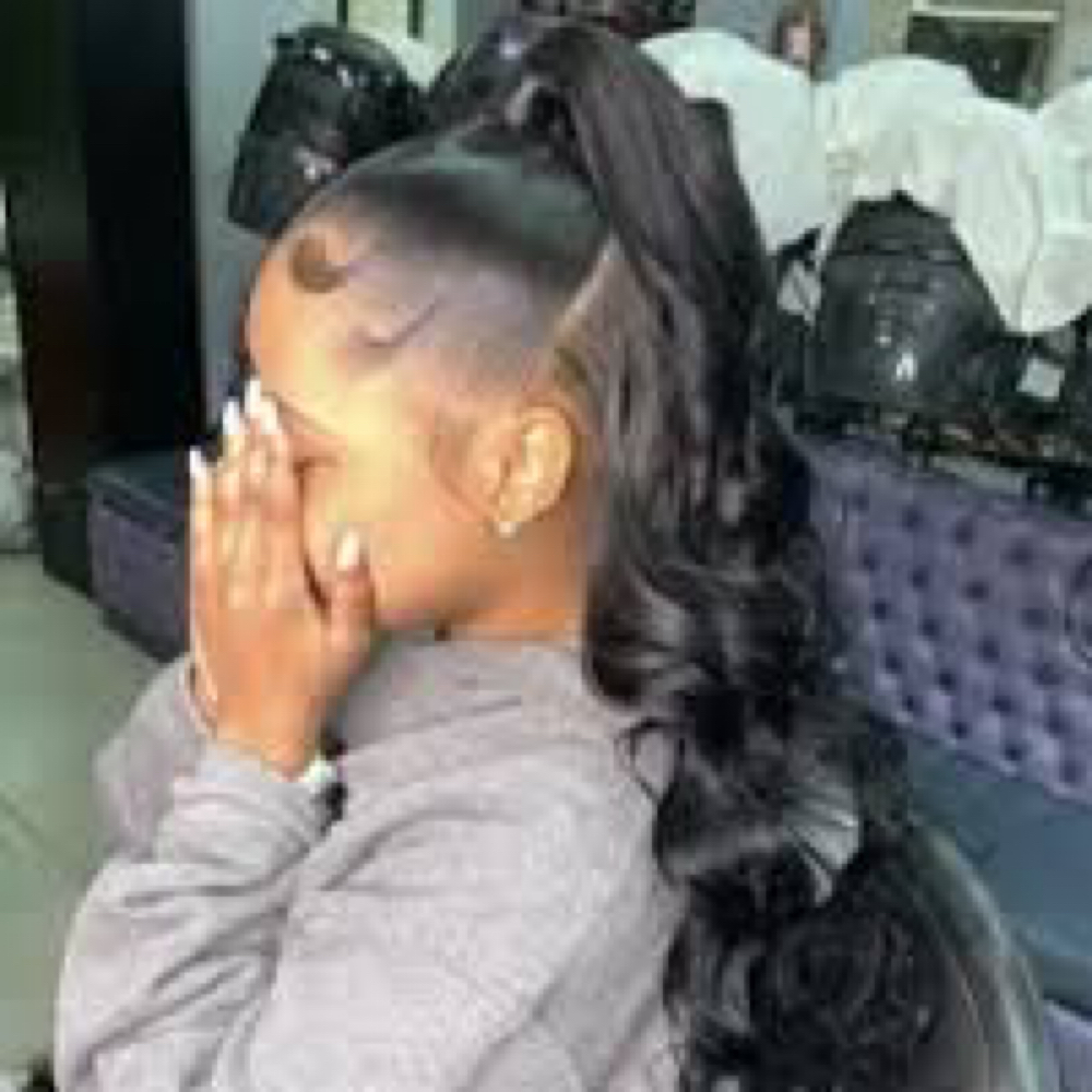 Weave Half Up/ Half Down