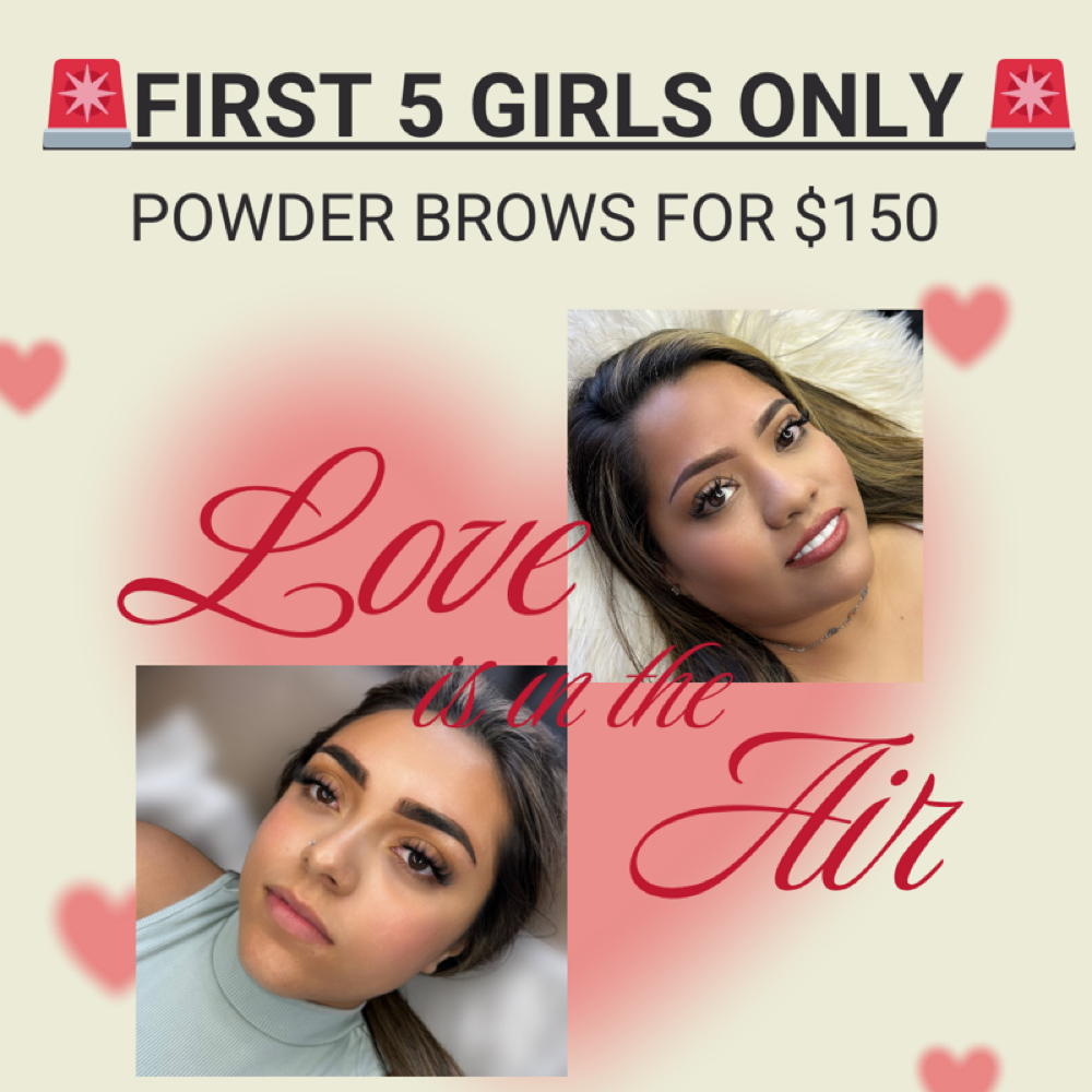 $150 POWDER BROWS-5 SPOTS ONLY ✨