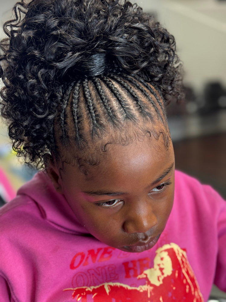 Clip On Ponytail W/natural Braids