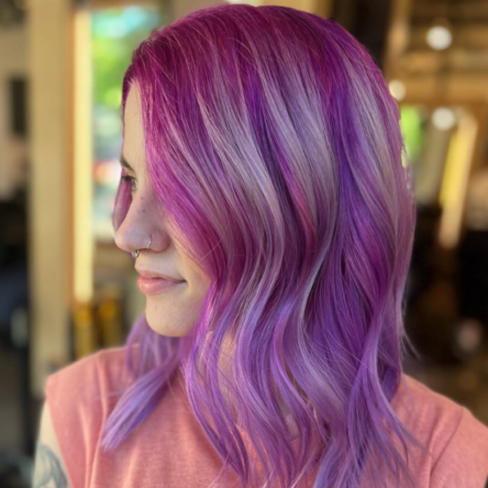Vivid Color at Foil Fairy Hair in San Diego, CA
