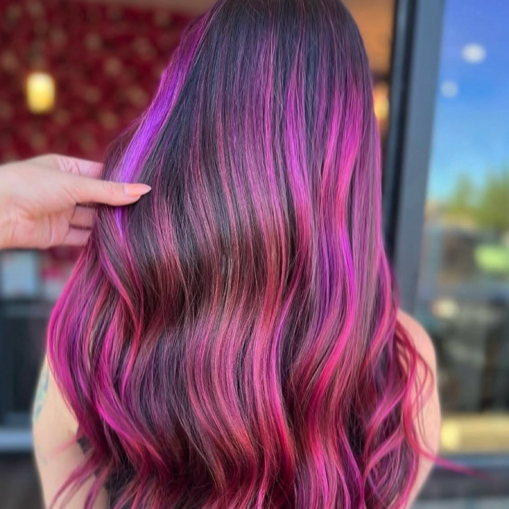 Vivid Color at Foil Fairy Hair in San Diego, CA