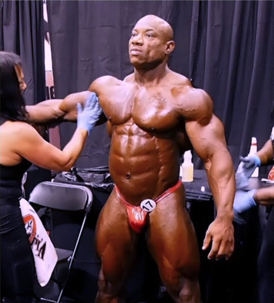 competition tan - fitness
