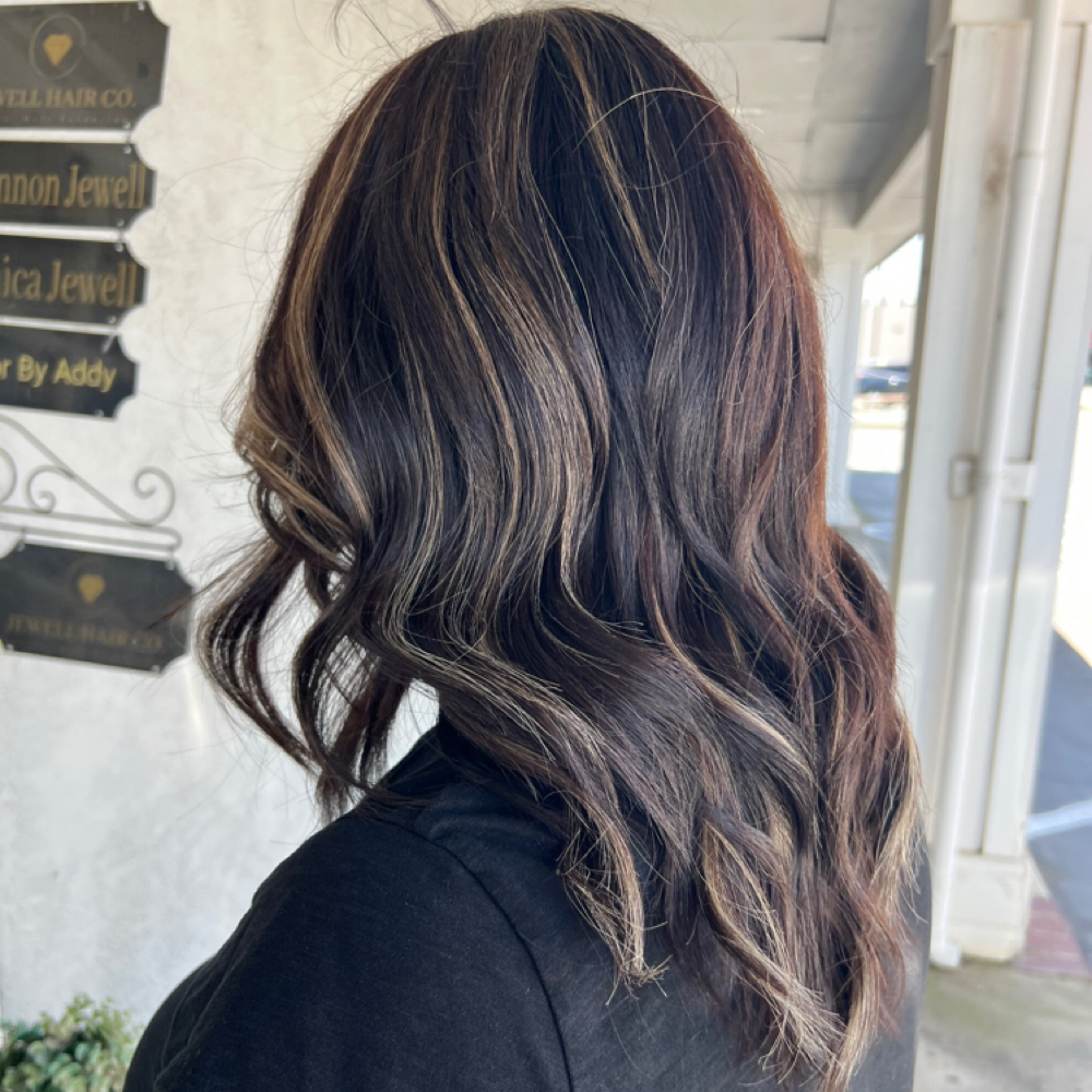 ROOT COLOR & PARTIAL HIGHLIGHT at Jewell Hair Co. in Lockeford, CA