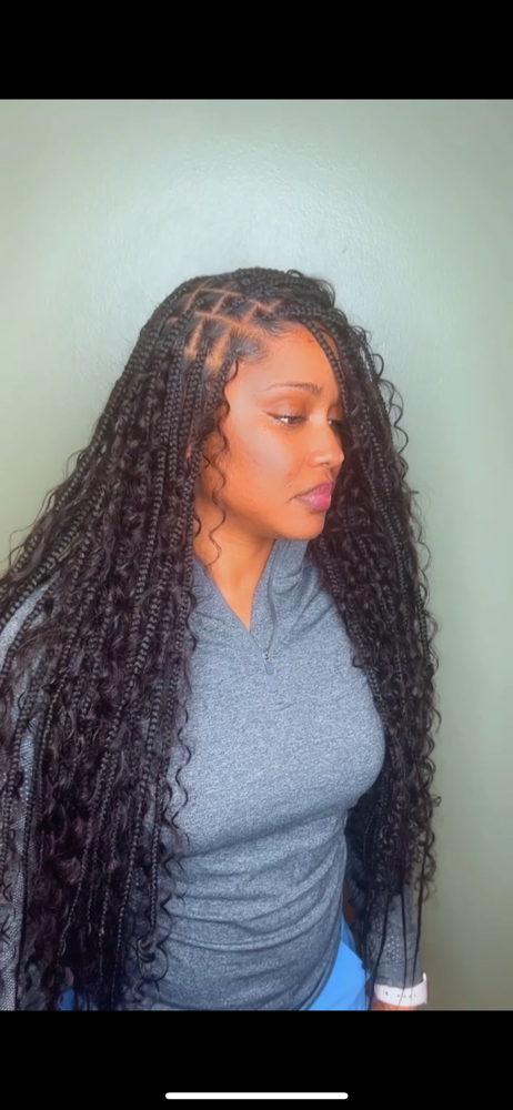 Medium Boho Butt Length Knotless