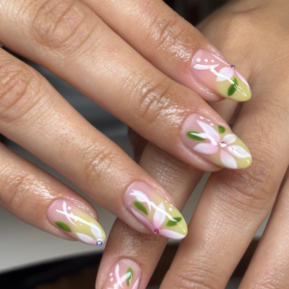Builder Gel Manicure (medium) at The Glam Squad Salon in Florence, KY