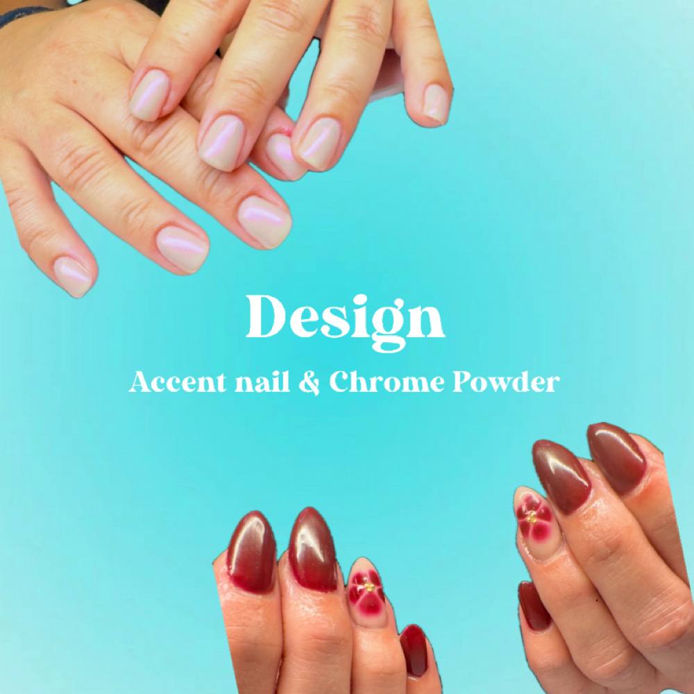 Accent Nail and Chrome Powder at Manis by Margreta in Baldwin  City, KS