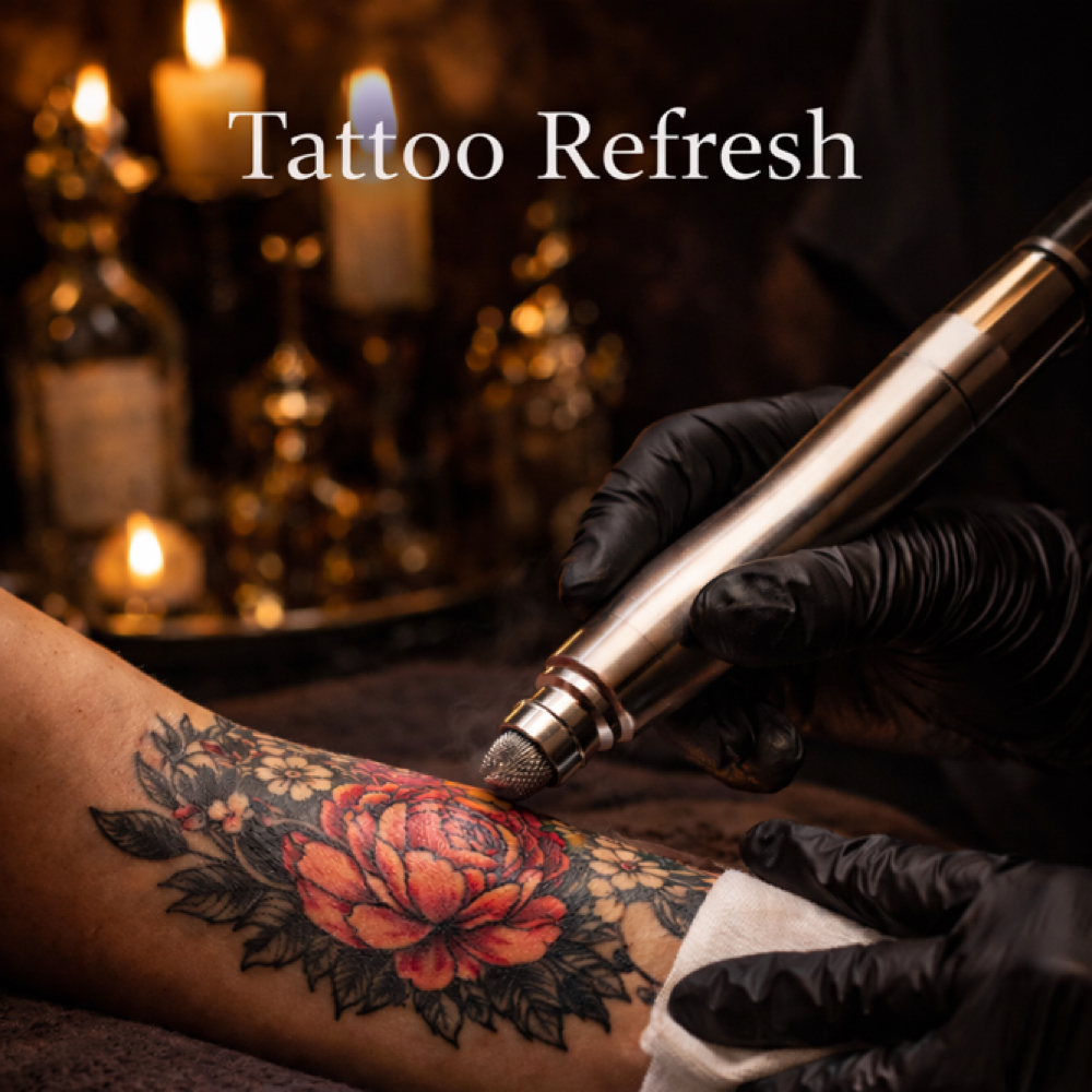 Tattoo Refresh at LUXE+LORE esthetics in Fort Madison, IA