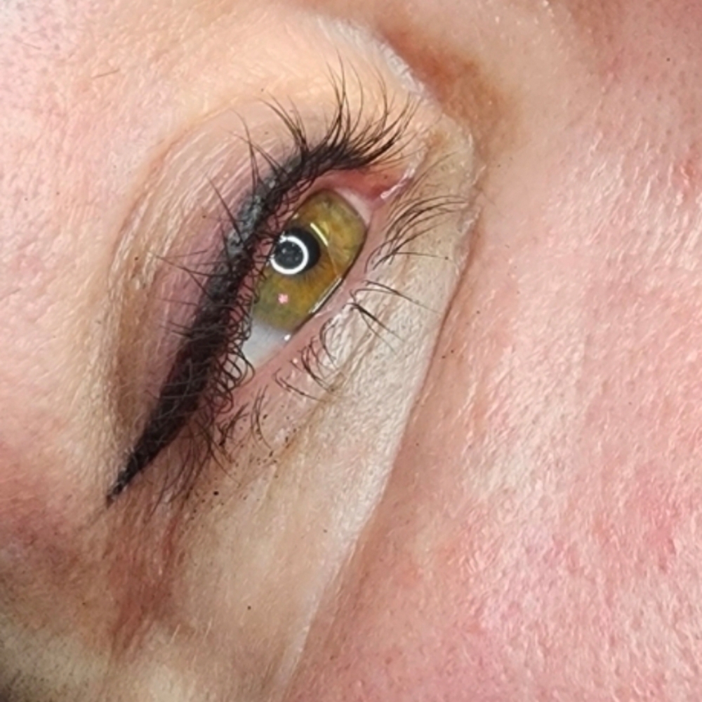 Eyeliner Touch-up (second session) at Black Heart Ink and Aesthetics in Myrtle Beach, SC