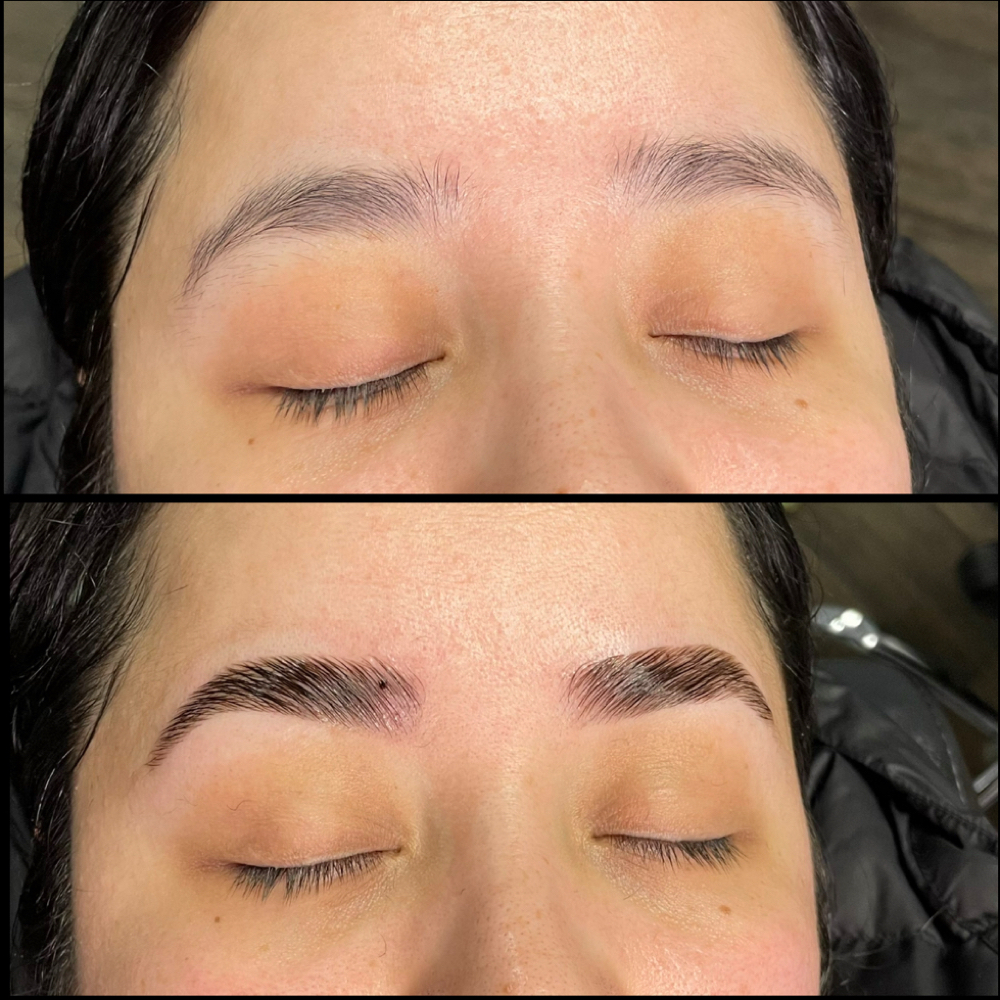 Eyebrow Lamination at Mad Threading in Rockford, IL