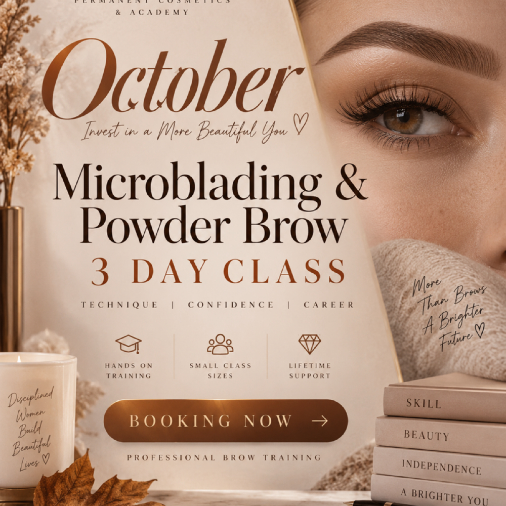 3 Day Microblade/Powder Brow Class at KM Permanent Cosmetics in Olympia, WA