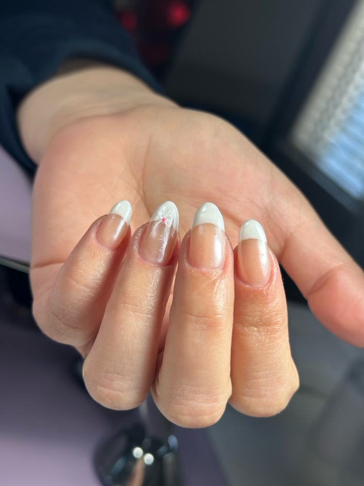 Manicure rubber base at DariStudio in Dunwoody, GA