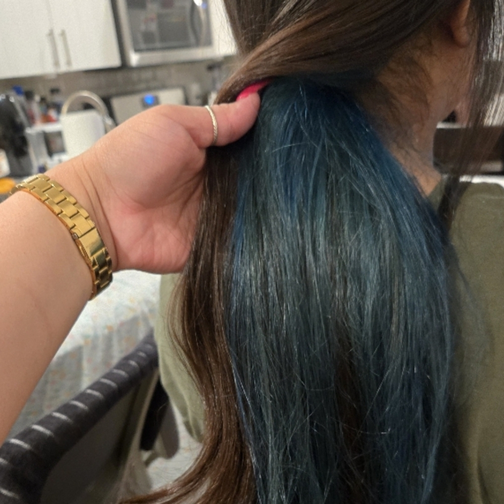 Peekabooh Color at Katya hair salon in Leesburg, VA