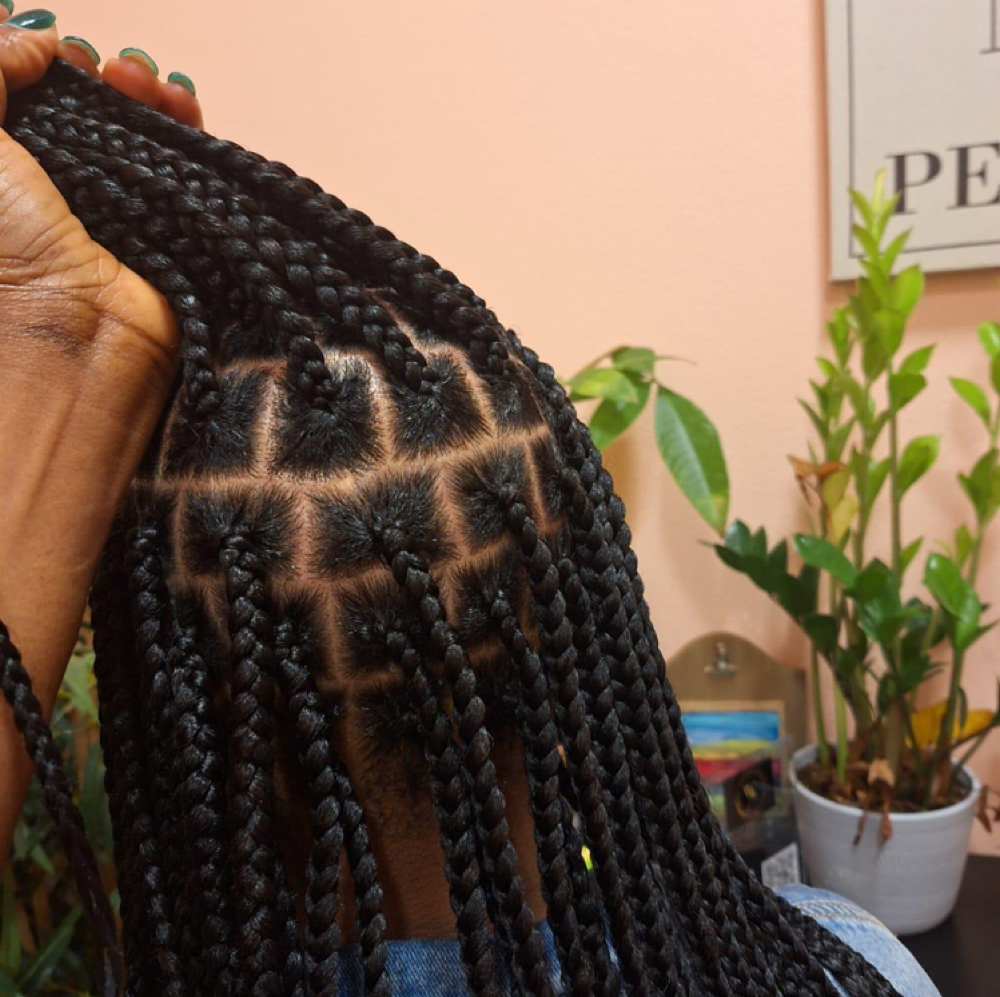 Knotless Braids - Large at WestAfrican Beauty Junction Braids in Prosper, TX