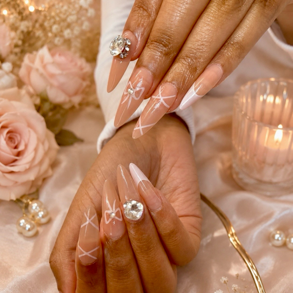 Signature Press-On Package at V’Adore Nails & Lashes in Shreveport, LA