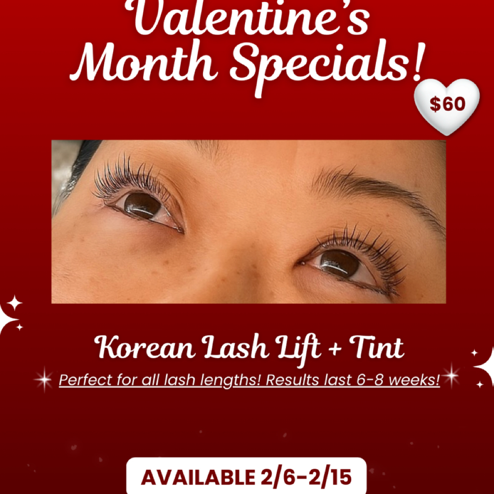 VDAY: Korean Lash Lift + Tint