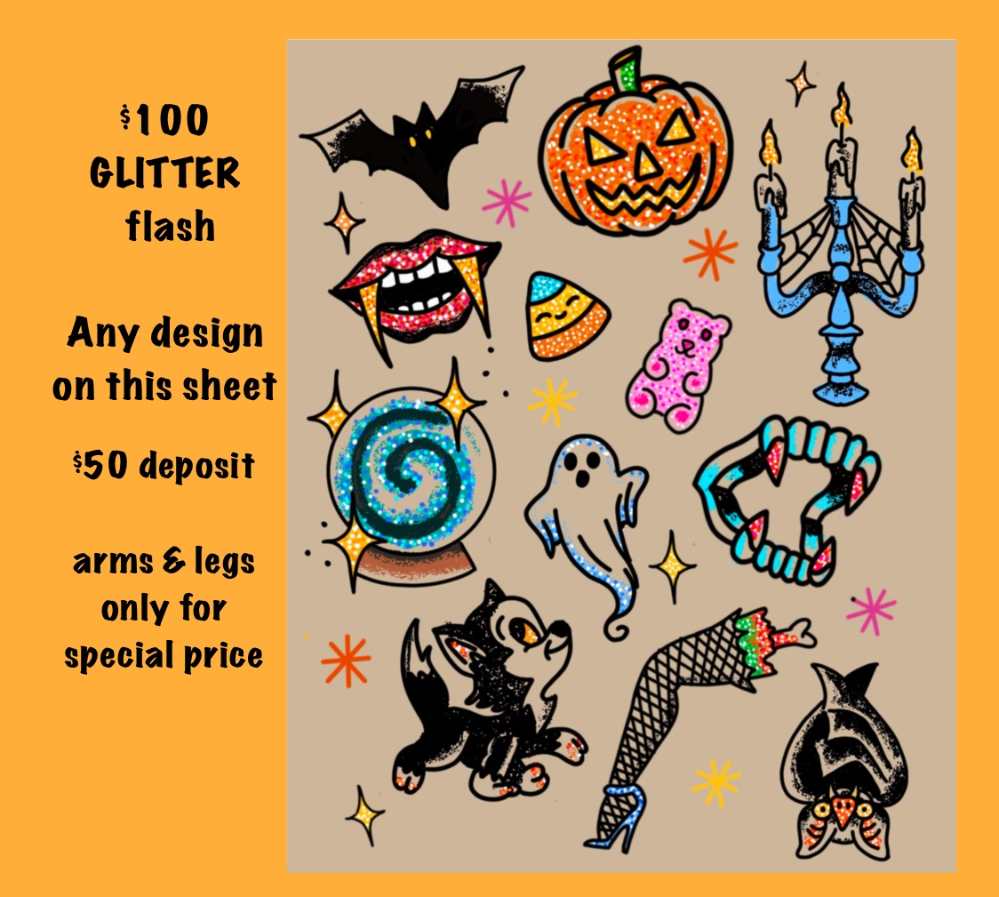 *Glitter* Halloween flash