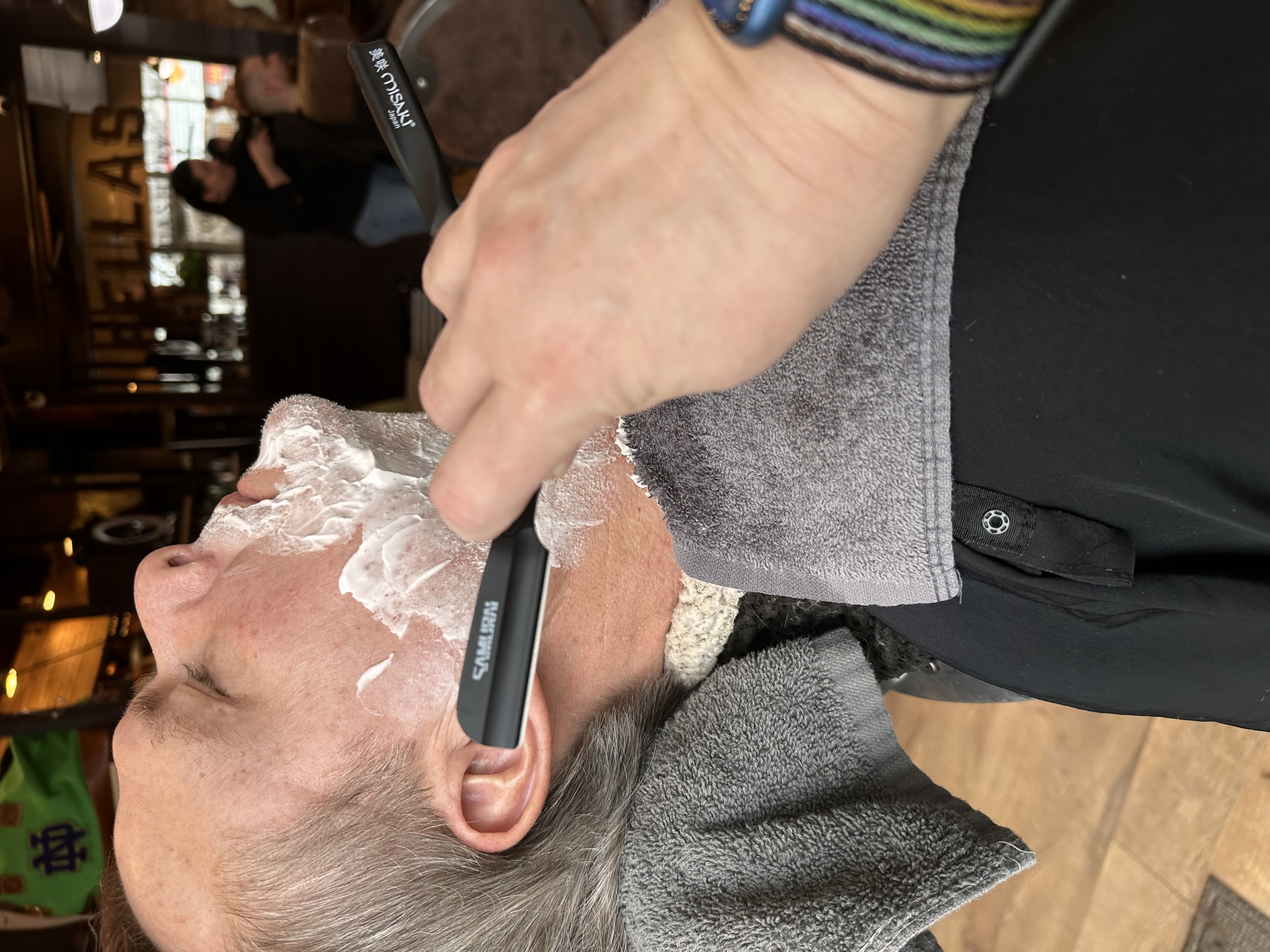Straight Razor Face Shave