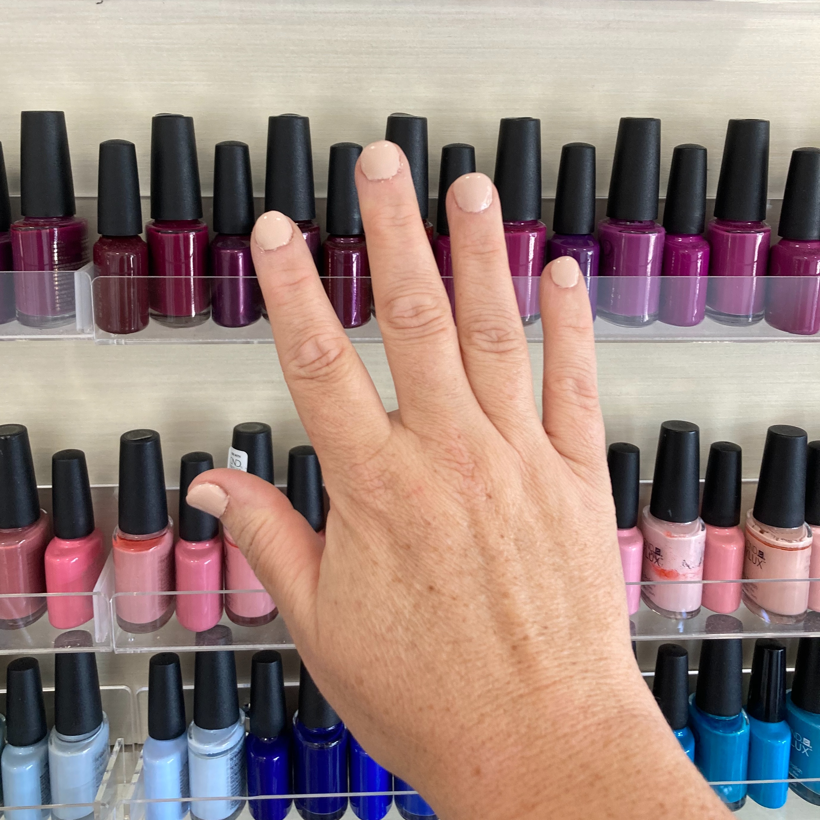 Regular Polish Change at Sun and Sandals Nail Spa in Chandler, AZ