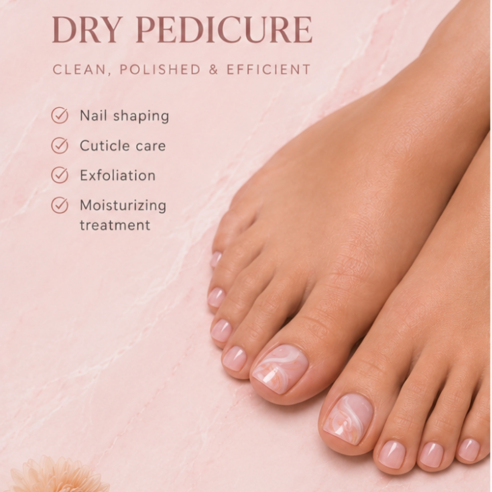 Simple Dry Pedicure at Polished Luxury in Kearney, NE