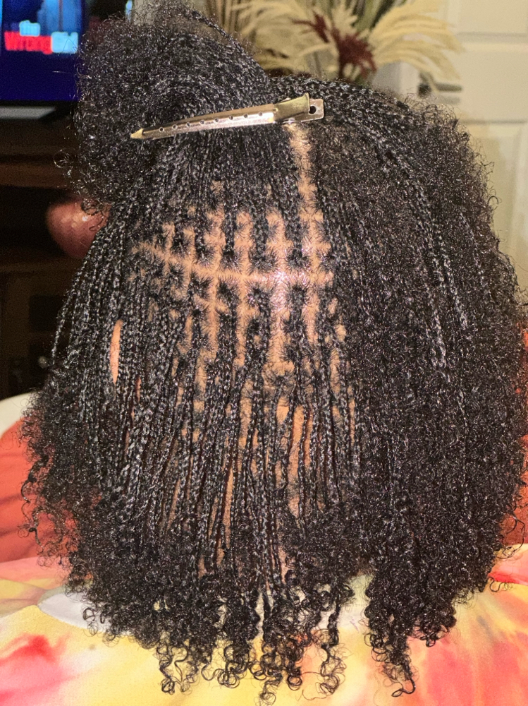 Micro Braid Locs Natural ($75 Deposit)
