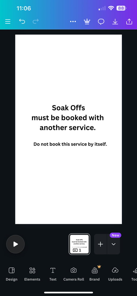 Soak Off