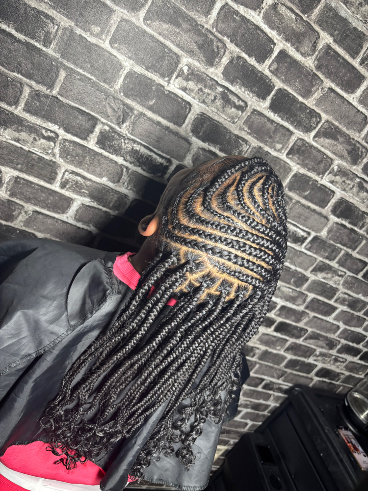 Kids Braids Including Weave