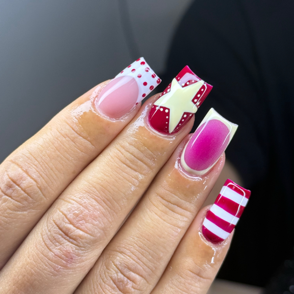 Medium Acrylic Fullset at The Beauty Collective in Des Moines, IA