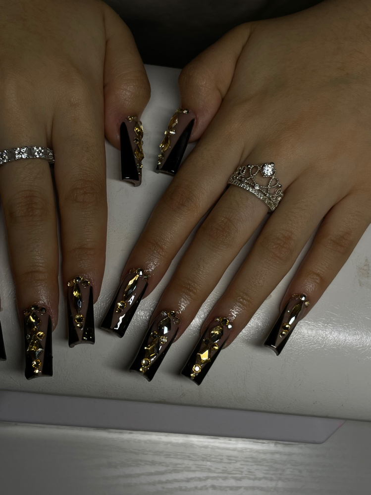 ♥ • Full Acrylic Long Set at nailsbyyxsc in Caldwell, ID