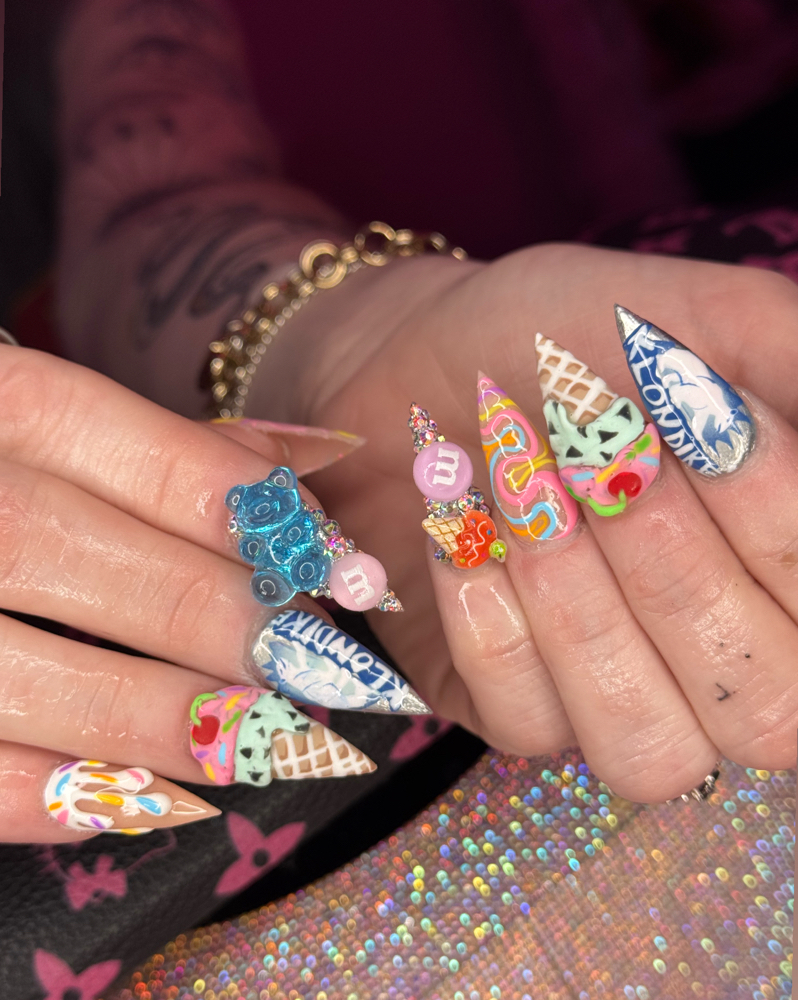 long fullset with add ons