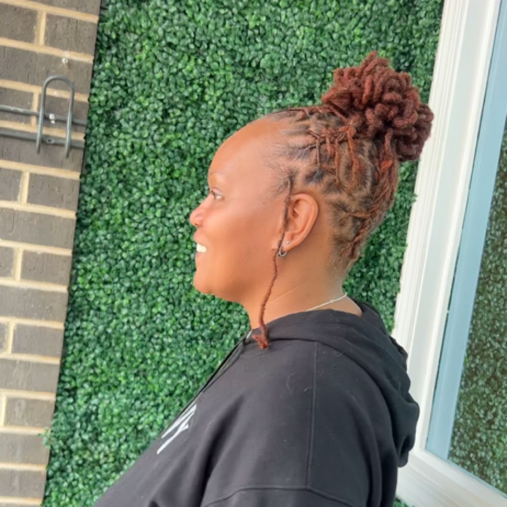 Loc Retwist at Polished Hair & Nail Studio in IL, IL