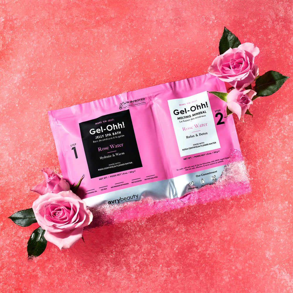 Rose Water Jelly Spa Bath