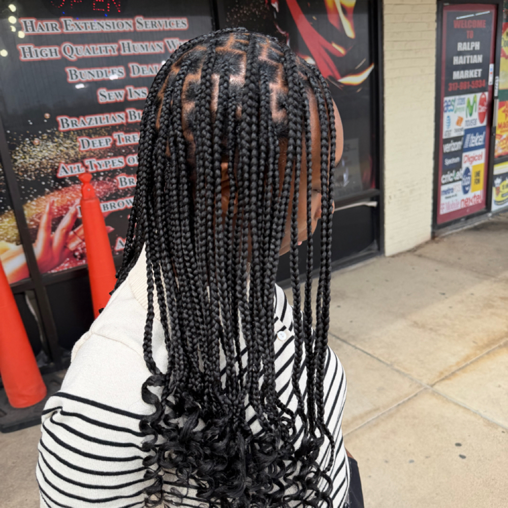 Knocless Braids at Alizah’s Hair Salon in Indianapolis, IN