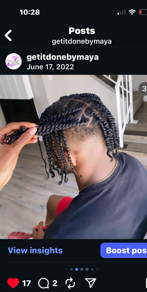 Small Twists at Get it done by Maya in Paramount, CA
