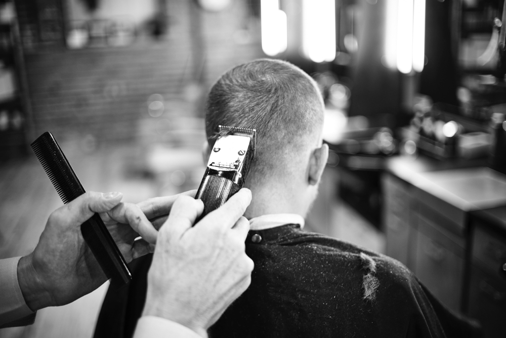 Haircut, Razor, Hot Towel