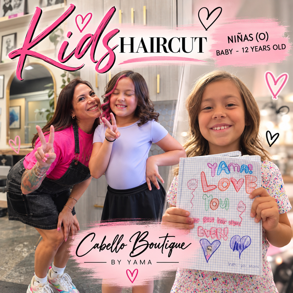 Kids Haircut Under 12 No Blowdry at Cabello Boutique By Yama in Wilmington, DE