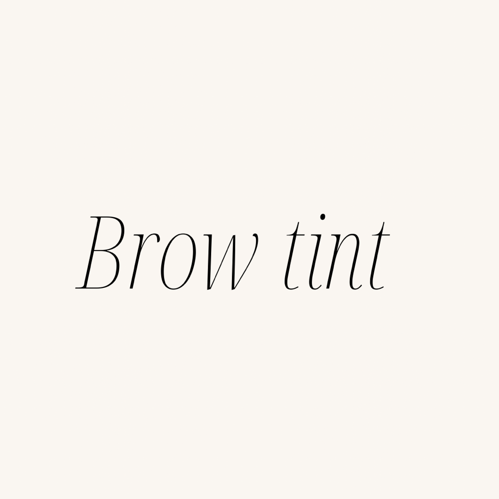 Brow Tint