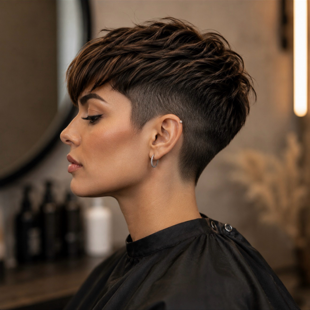 Woman’s Clipper Cut at Pure Glam Hair Studio in Moorpark, CA