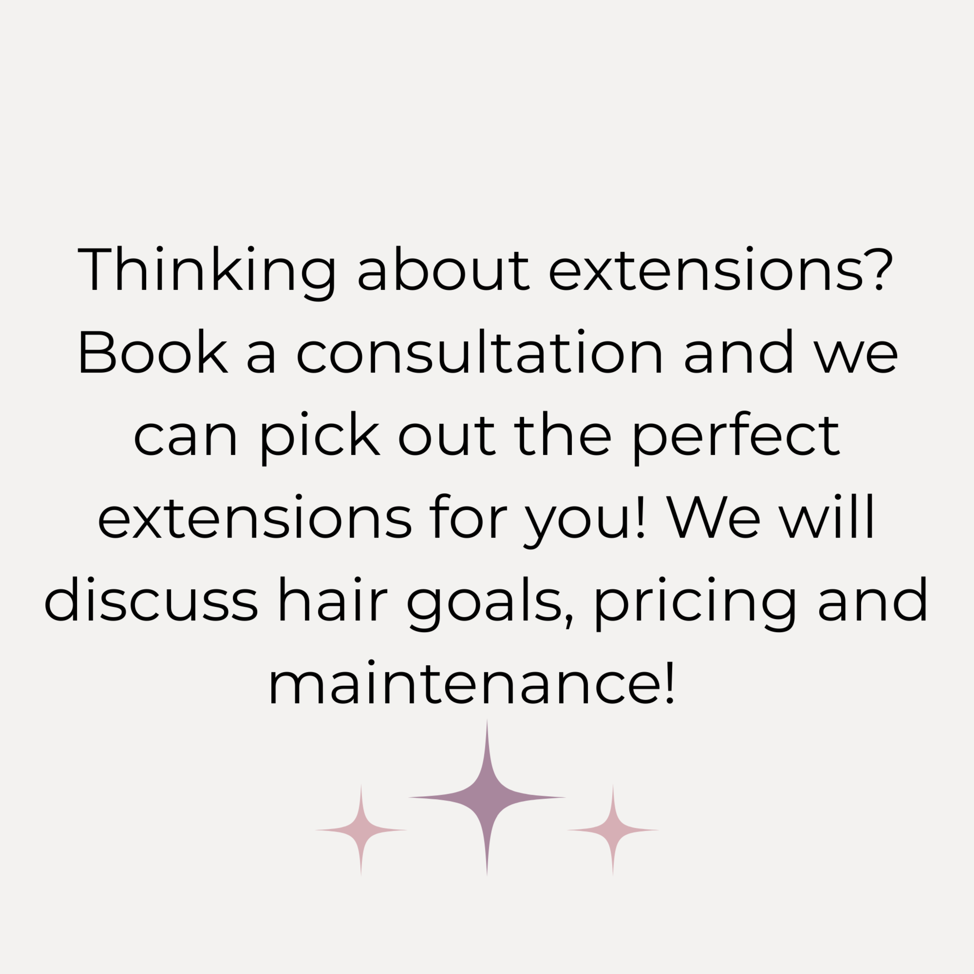 Extension Consulation at Looks By Lacie in Connersville, IN