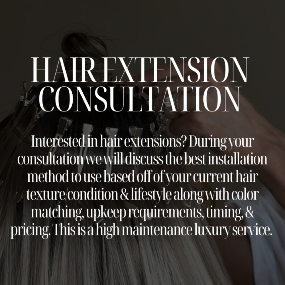 Hair Extension Consultation