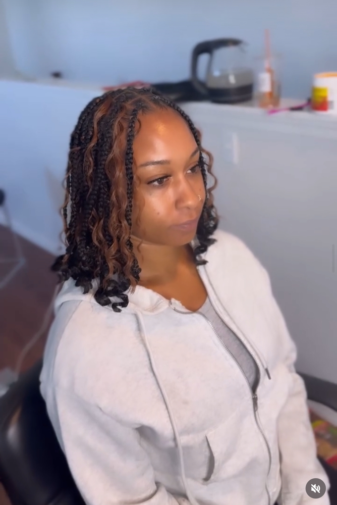 Bob Knotless braids at Styles By Jalyssa in Phoenix, AZ