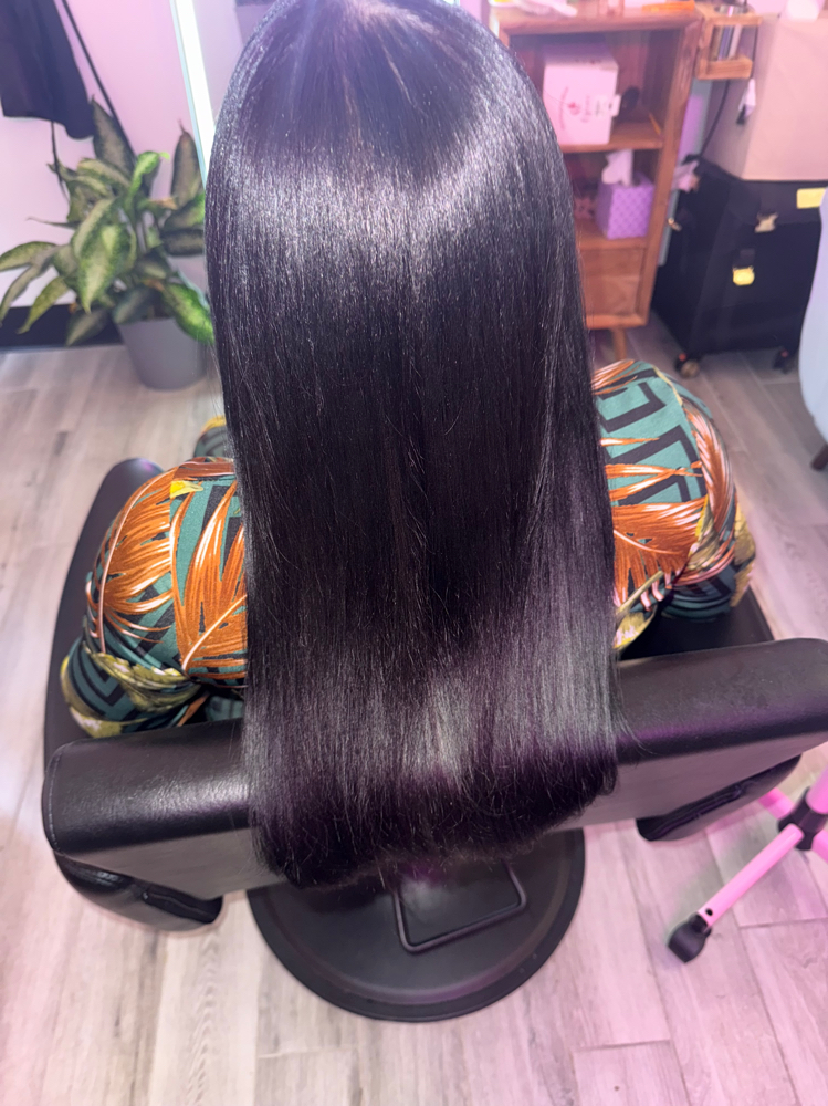 Silk Press + Trim