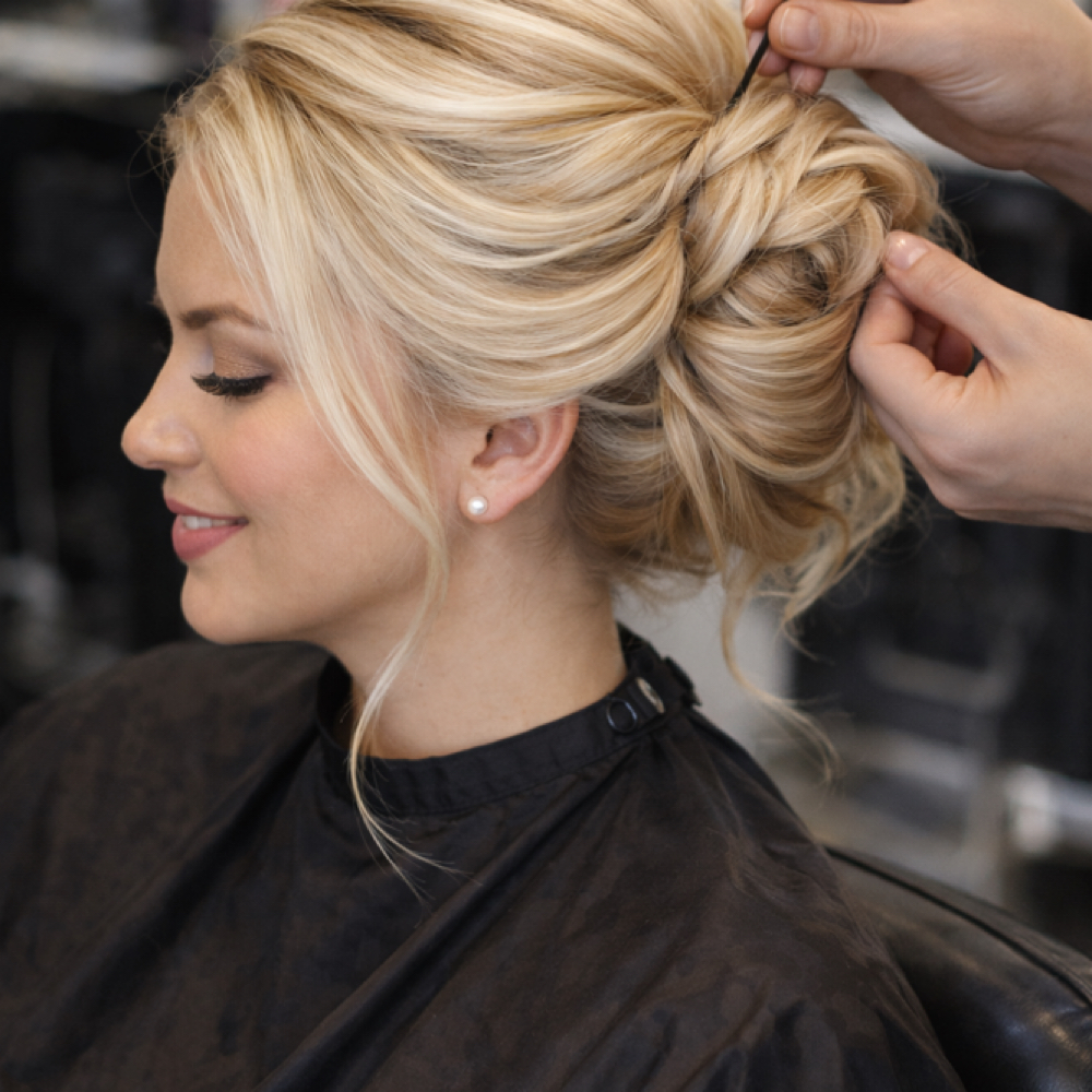 Updo at Fades and Flow by Nicole LLC in Mount Pleasant, WI