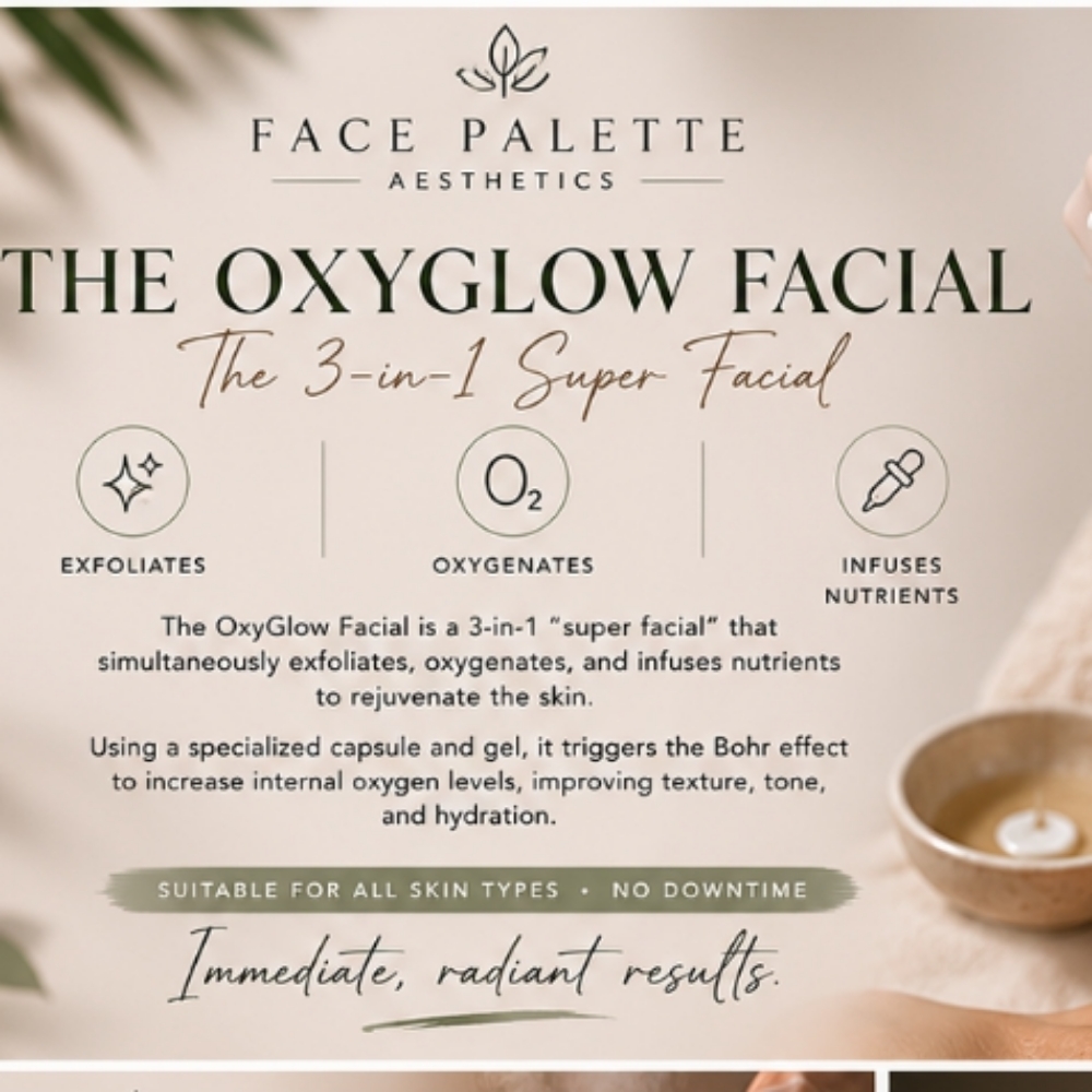 OxyGlow Facial at Face Palette Aesthetics in Franklin, WI